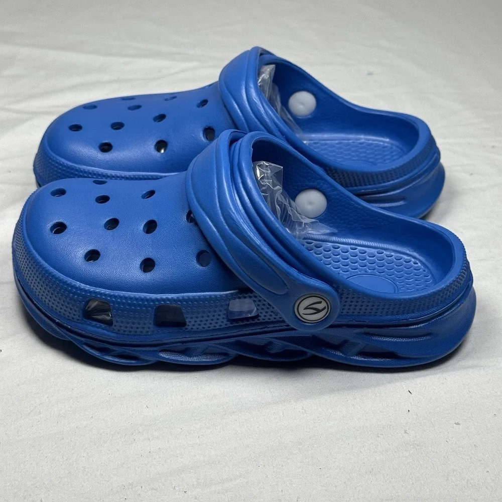 Kids Blue Clogs Size 10 Toddler Slip On Sandals Lightweight Water‎ Shoes